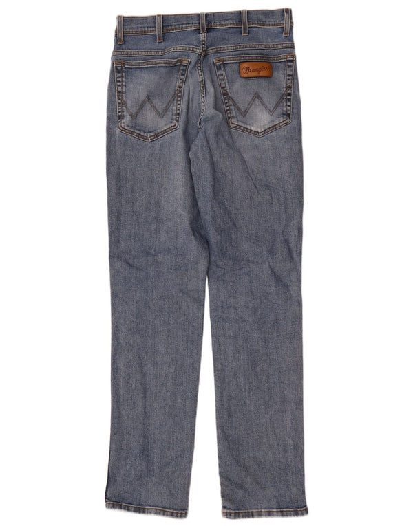 Wrangler Herre Texas Straight Jeans W32 L34 Blå Bomuld