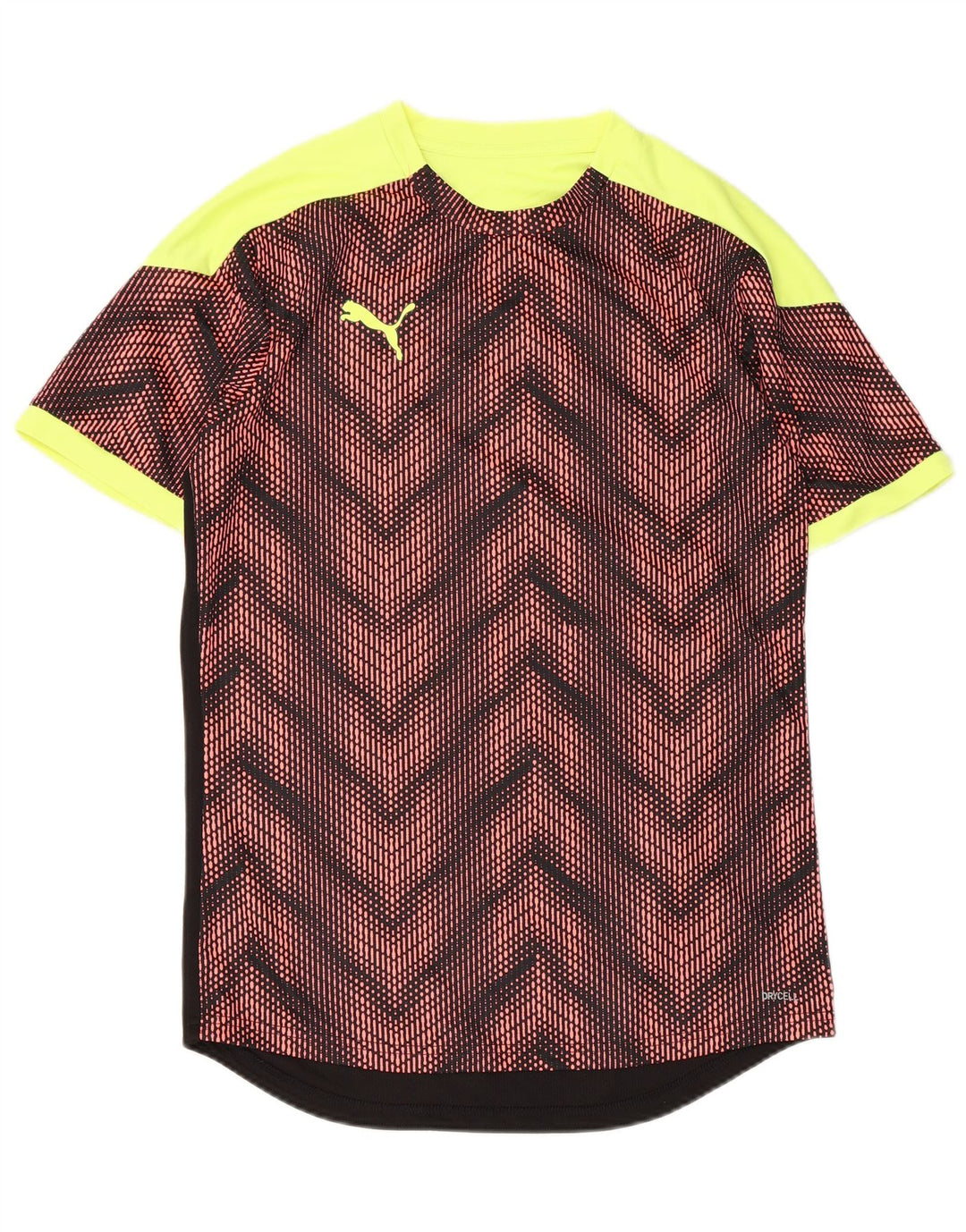 Puma Herre T-Shirt Top Medium Flerfarvet Chevron