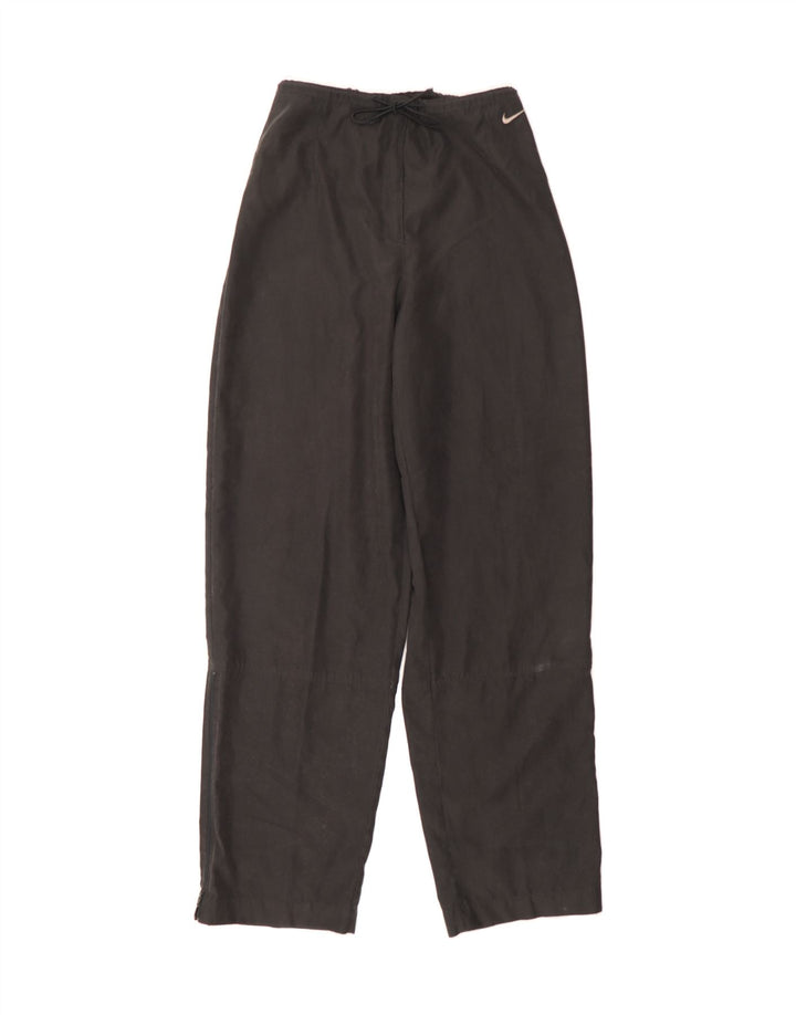 NIKE Womens Tracksuit Trousers UK 8/10 Small Black Polyester Vintage Nike and Second-Hand Nike from Messina Hembry 
