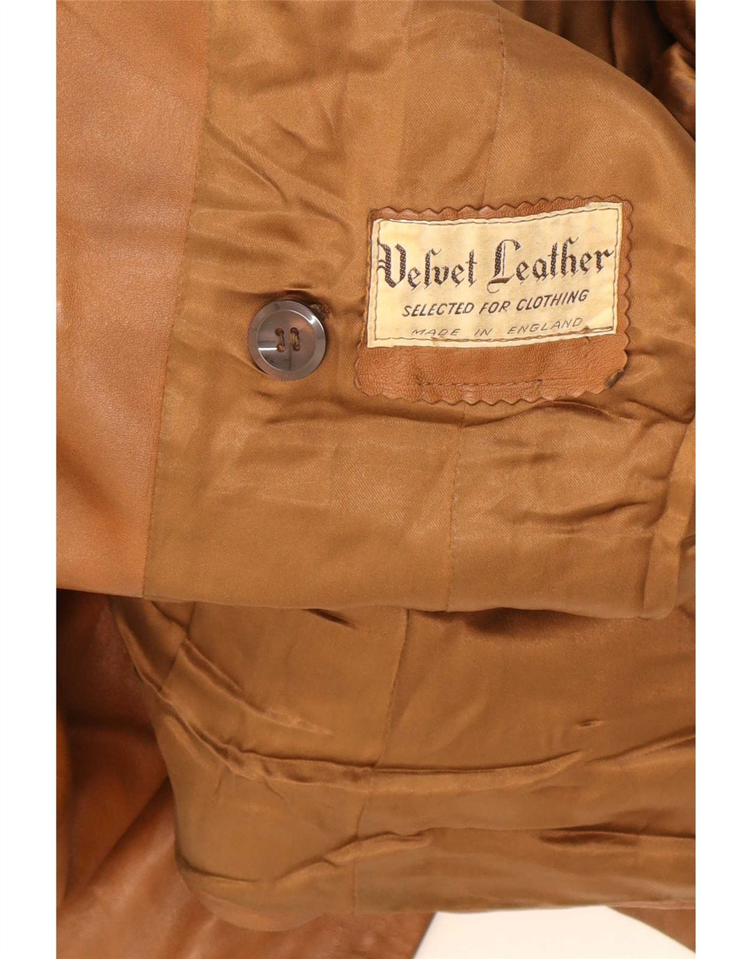 Vintage dame læderjakke UK 14 Medium Brown