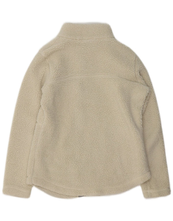 Columbia Womens Loose Fit Fleecejakke UK 10 Small Off White Polyester