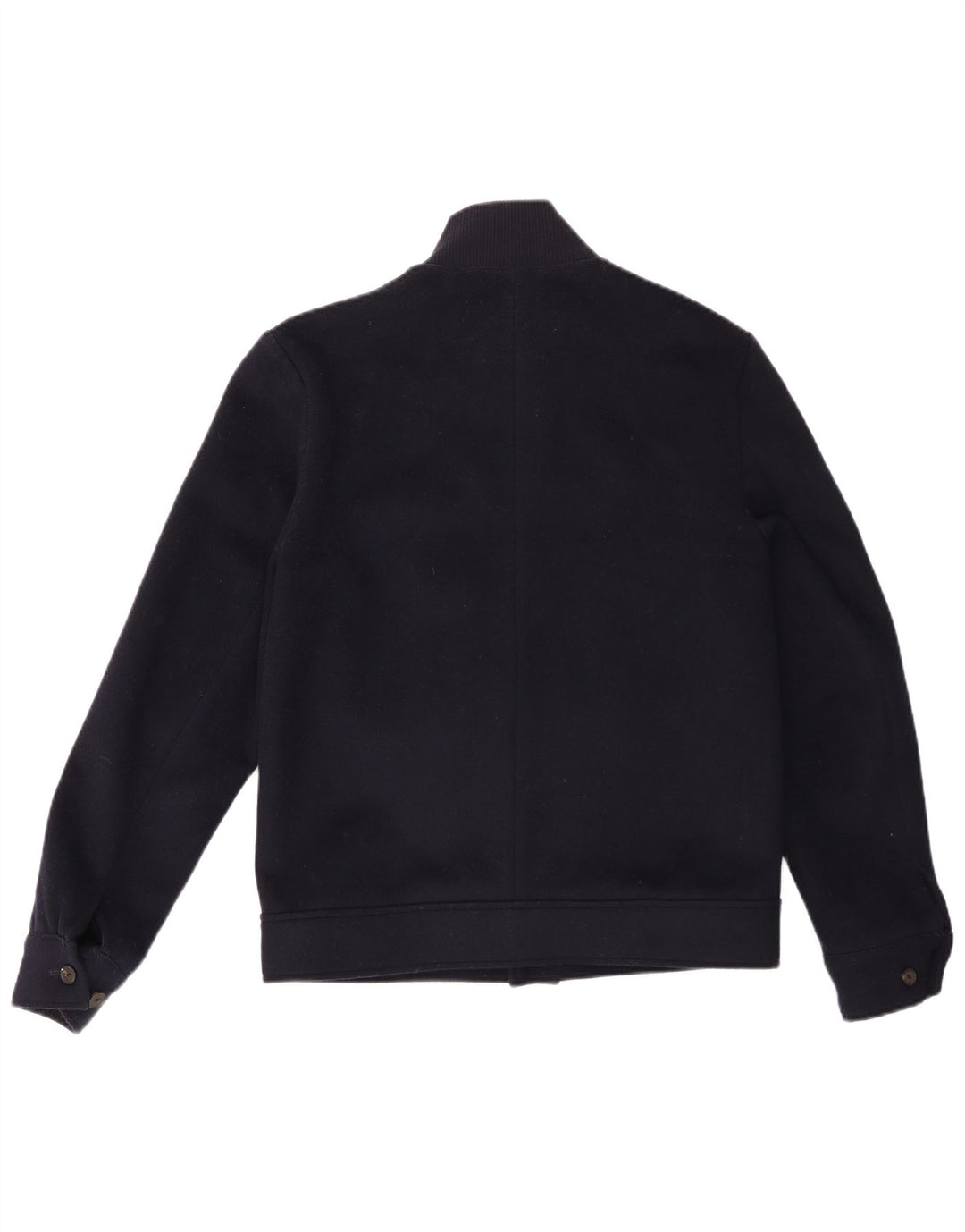 Reiss Herre Bomber Jacket UK 36 Small Navy Blue Wool