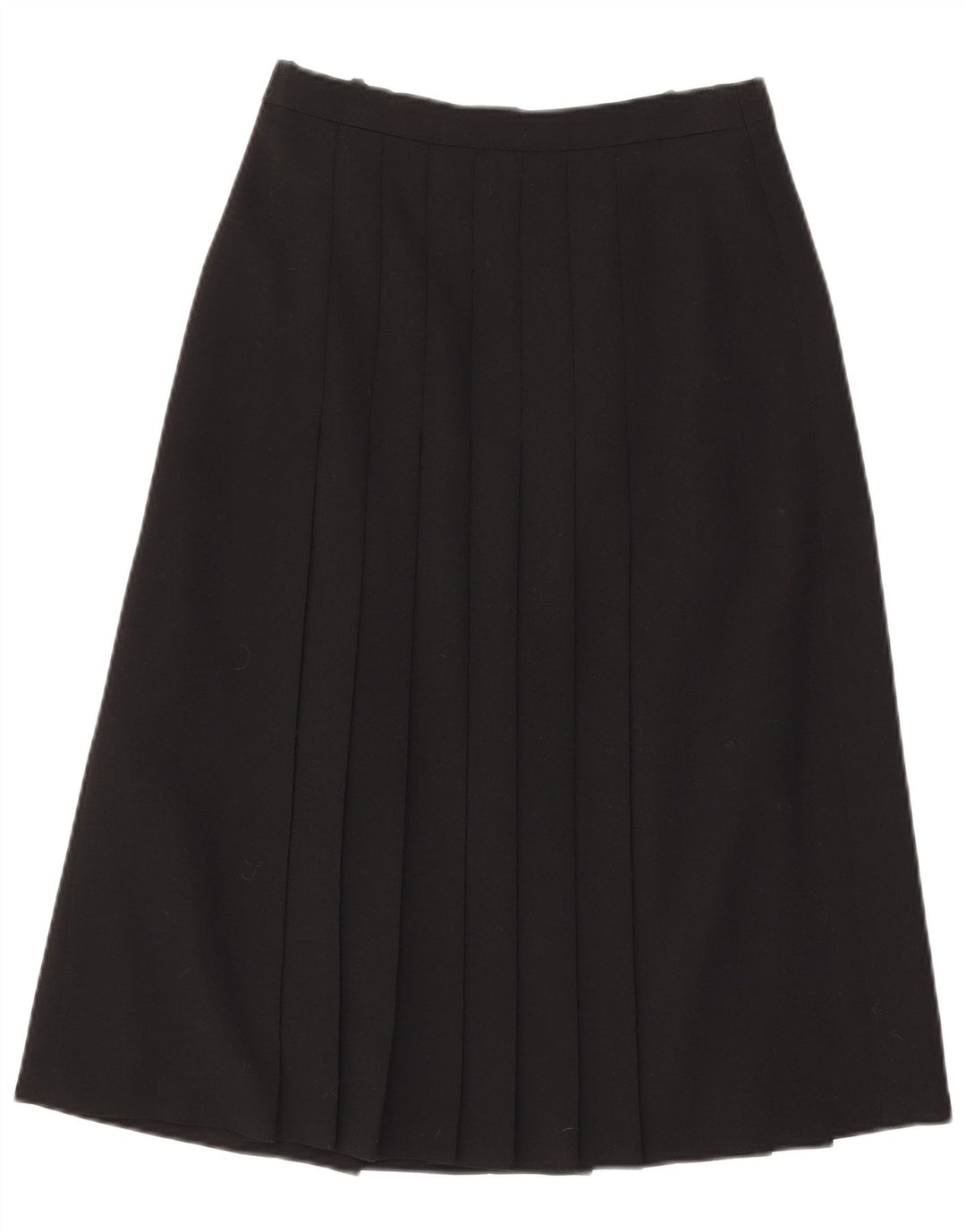 Del Mod Kvinder Højtalje Plisseret Nederdel EU 38 Medium W27 Sort Polyester