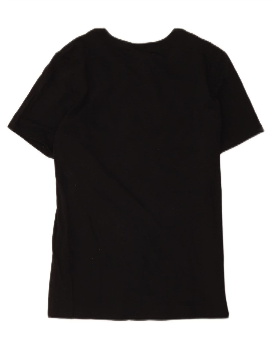Nike Grafisk T-Shirt Top UK 12 Medium Sort Bomuld