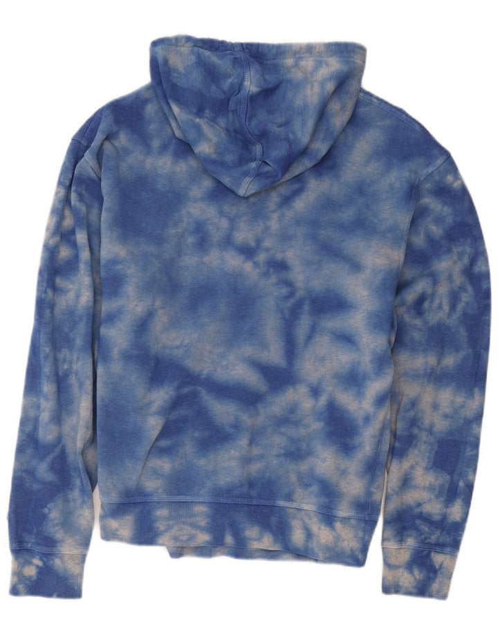 Champion Herre hættetrøje Jumper Medium Blue Tie Dye Bomuld