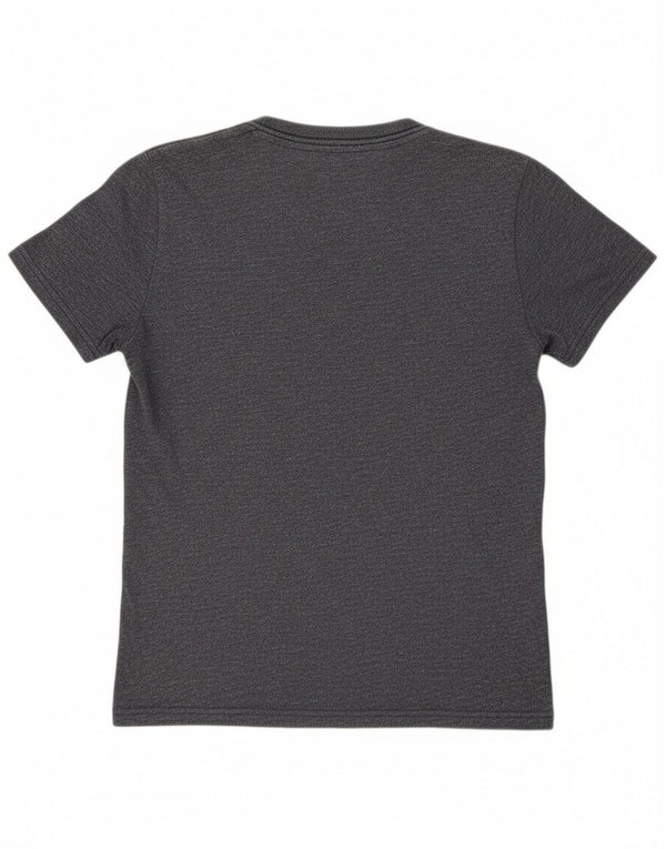 Superdry grafisk t-shirt til mænd, medium marineblå flækket bomuld