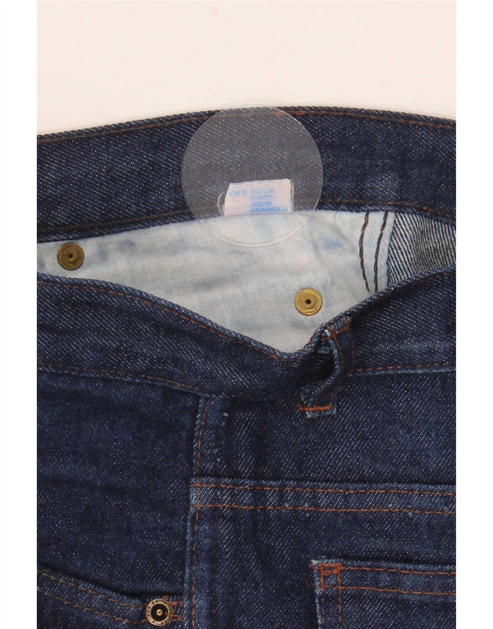 POP 84 Lige jeans til kvinder W32 L29 Marineblå bomuld