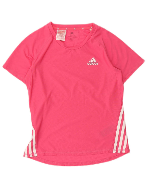 Adidas Pige T-Shirt Top 11-12 År Pink Polyester