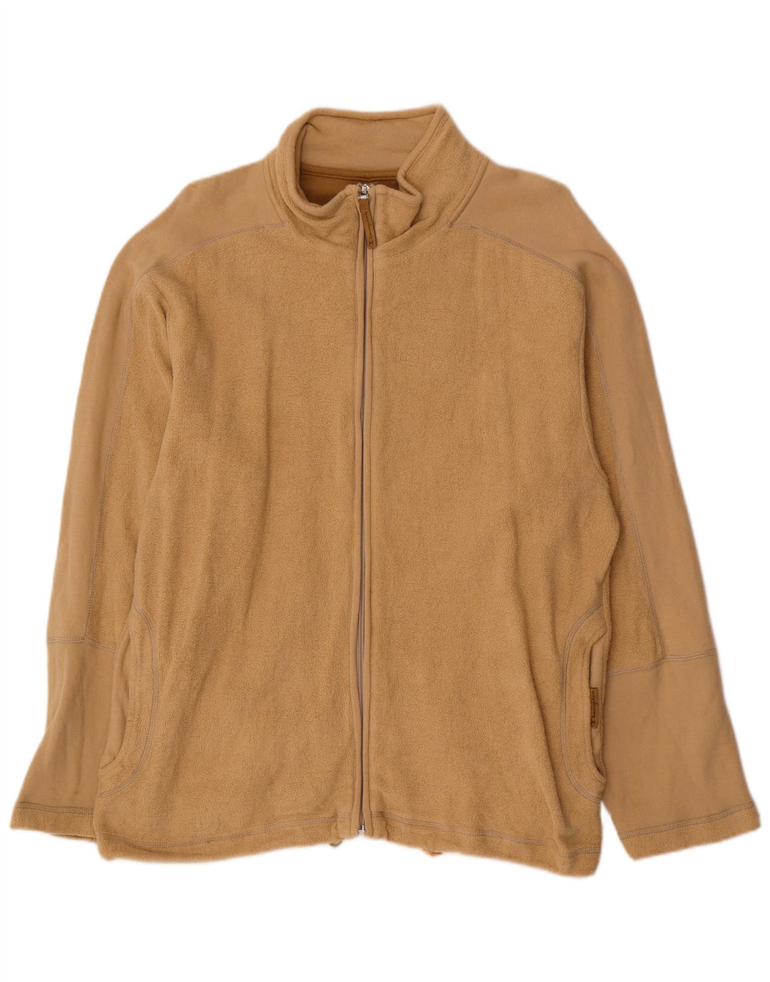 Champion Herre Fleece Træningsdragt Topjakke Medium Beige Bomuld
