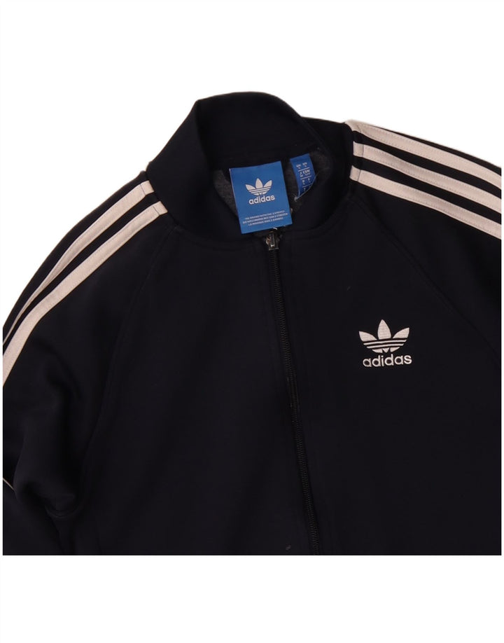 Adidas Træningsdragt til mænd, topjakke, lille marineblå polyester