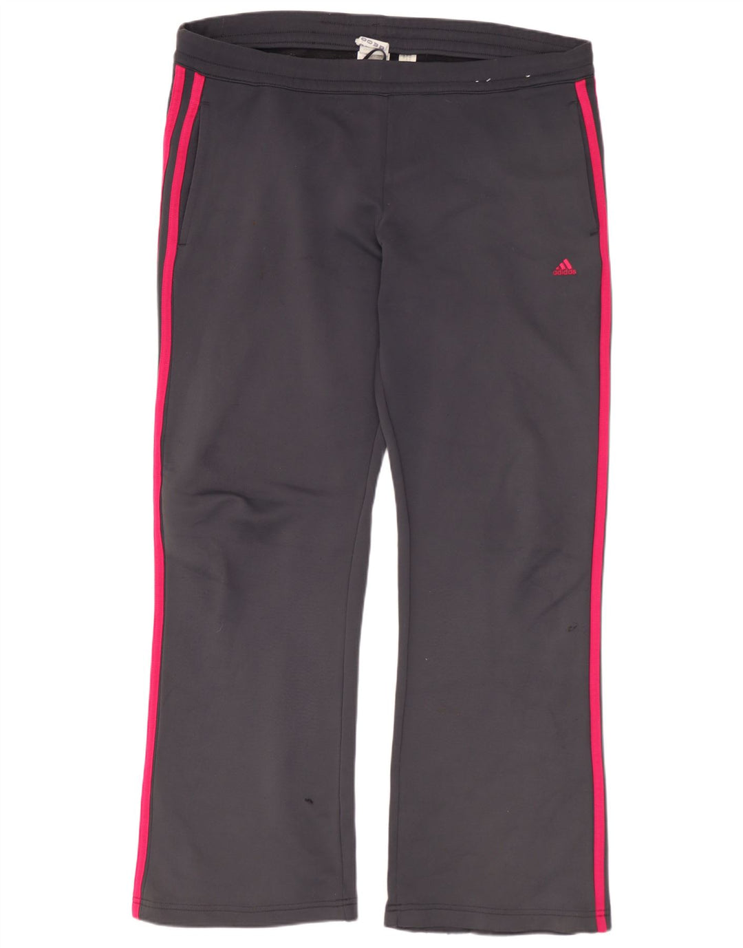 Adidas Dame træningsdragt Bukser UK 16 Large Grå Polyester