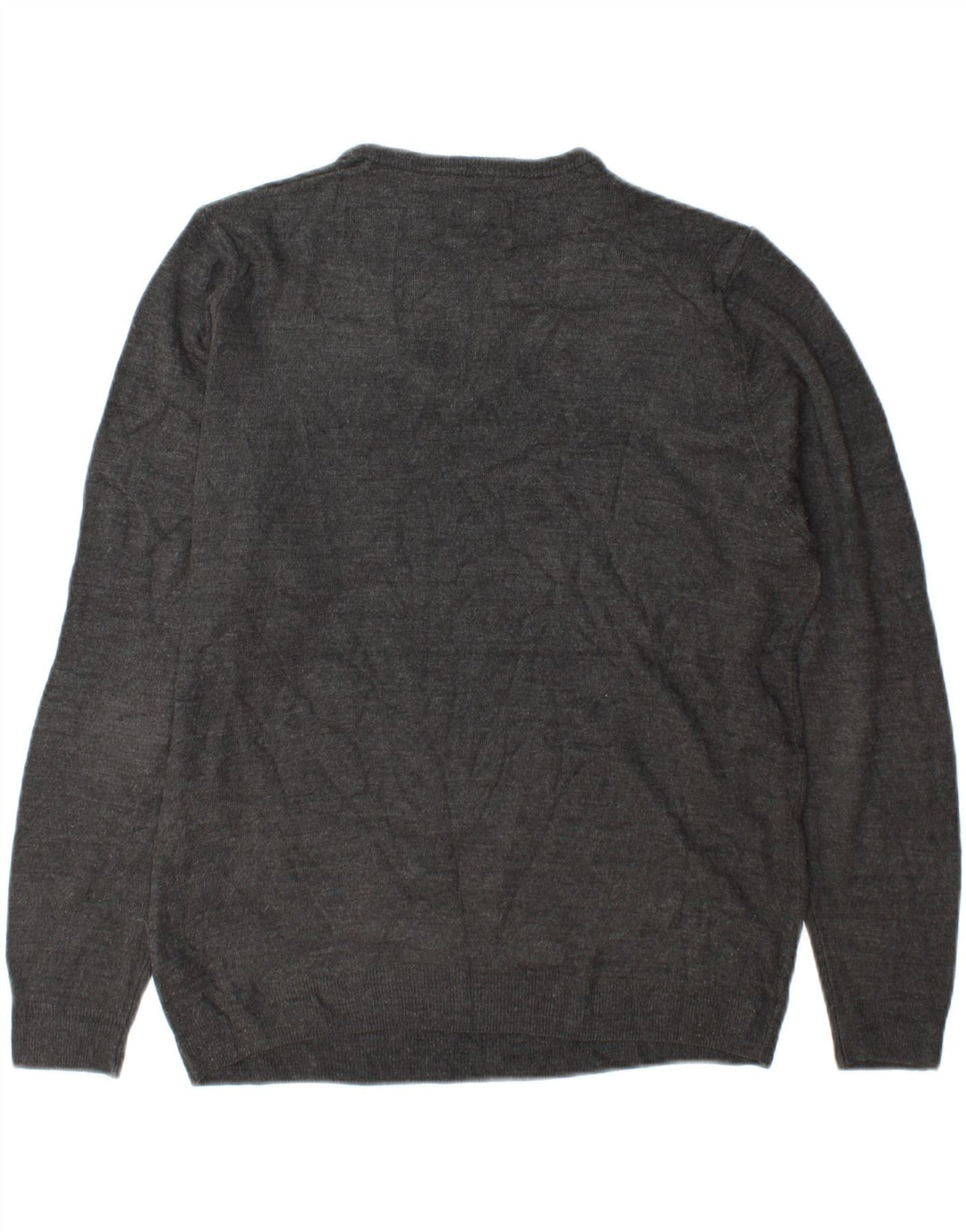 Marks & Spencer Herre V-hals sweater Stor Grå Akryl