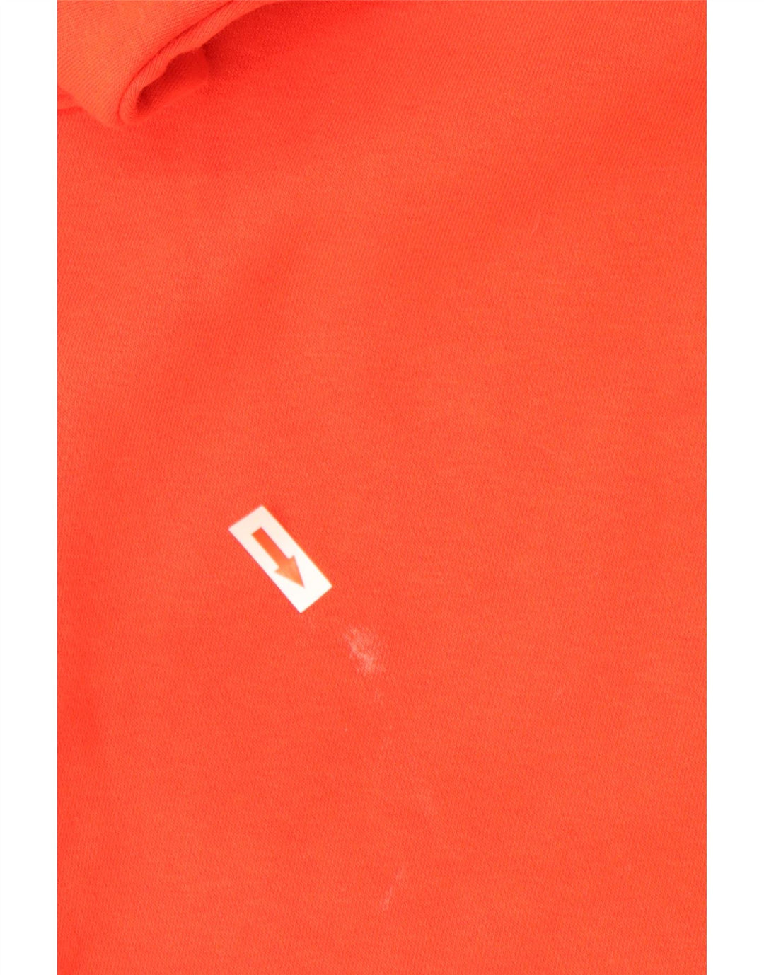 Adidas Dame Oversized Grafisk Sweatshirt Jumper UK 8 Small Orange Bomuld
