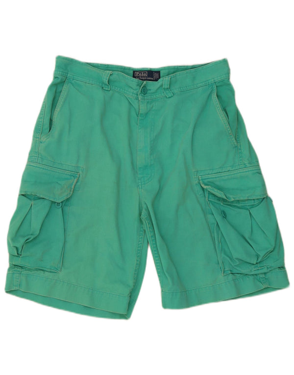 Polo Ralph Lauren Herre Cargo Shorts W34 Stor grøn bomuld