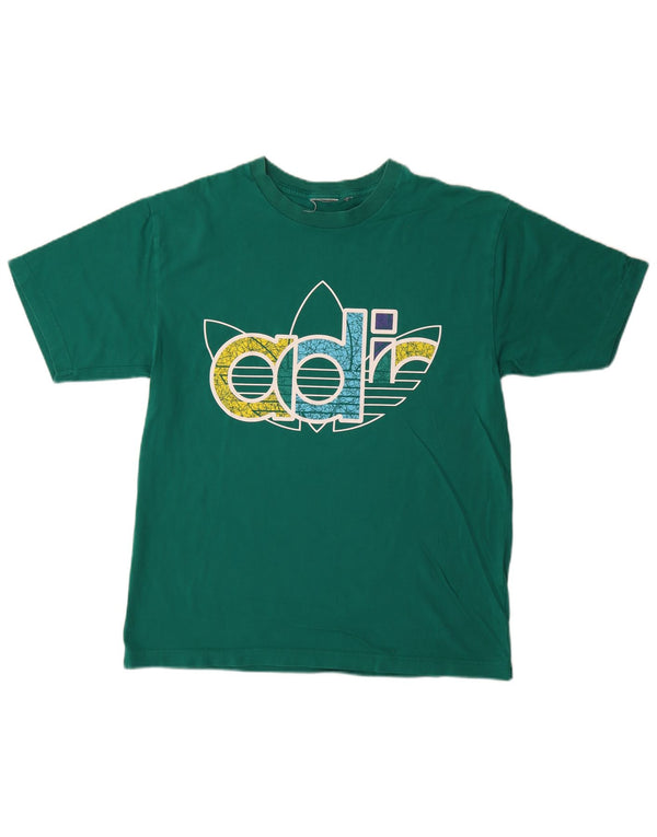 Adidas Herre grafisk T-shirt Top Medium Grøn