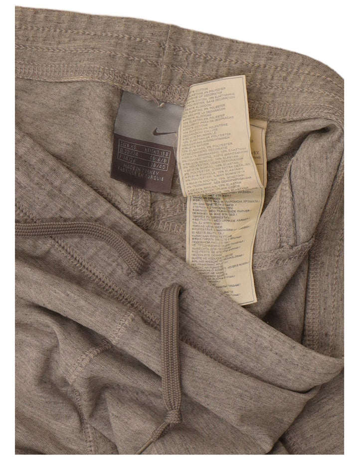 Nike træningsdragtsbukser til kvinder UK 6/8 XS grå bomuld