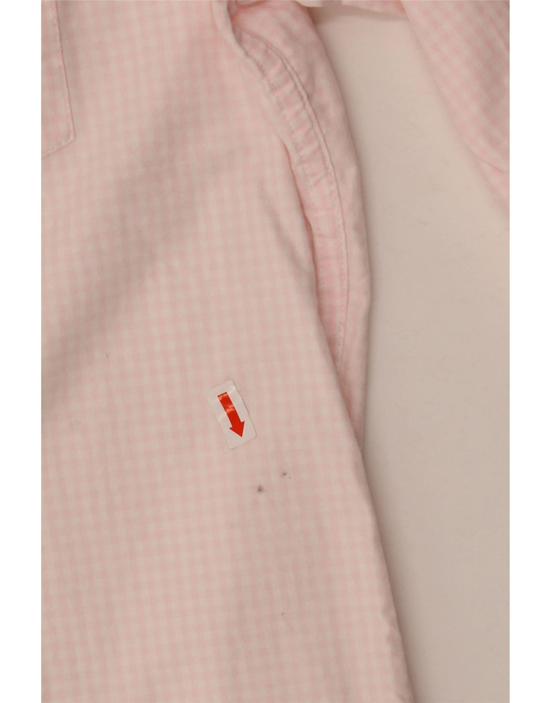 IZOD Slim Fit Skjorte til mænd Large Pink Gingham Cotton