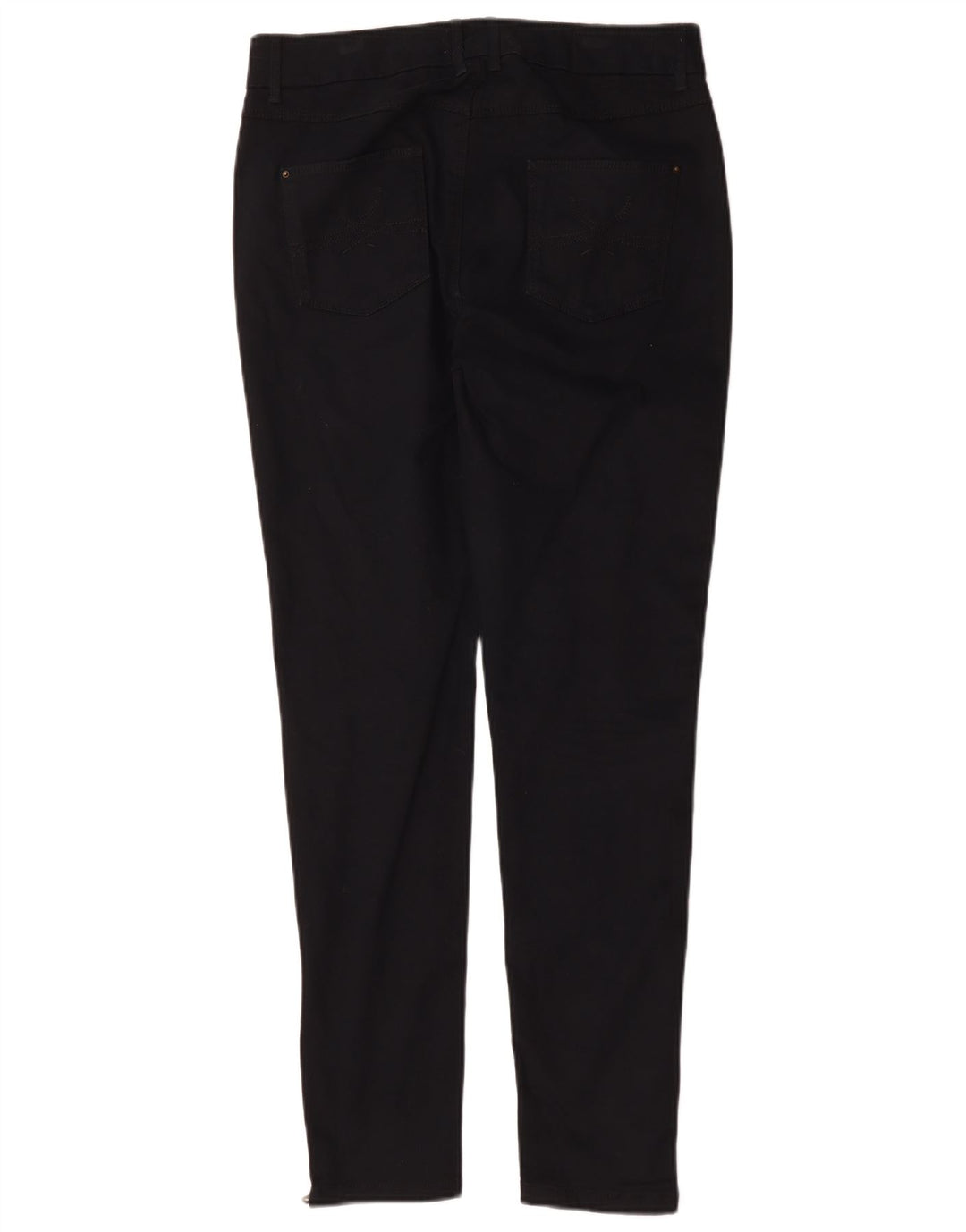 Marks & Spencer Dame Slim Cargo Trousers UK 12 Medium W30 L29 Navy Blue