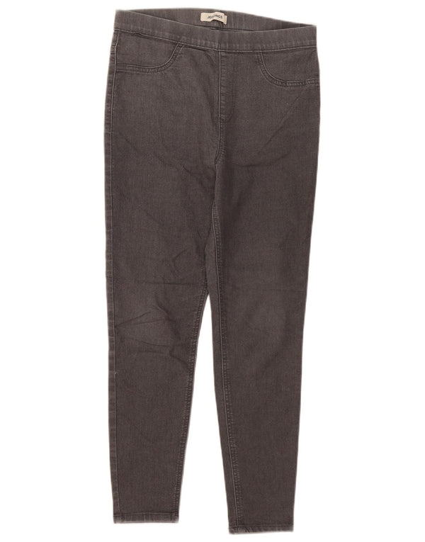 Marks & Spencer Dame Jegging Jeans UK 10 Small W30 L27 Grå Bomuld
