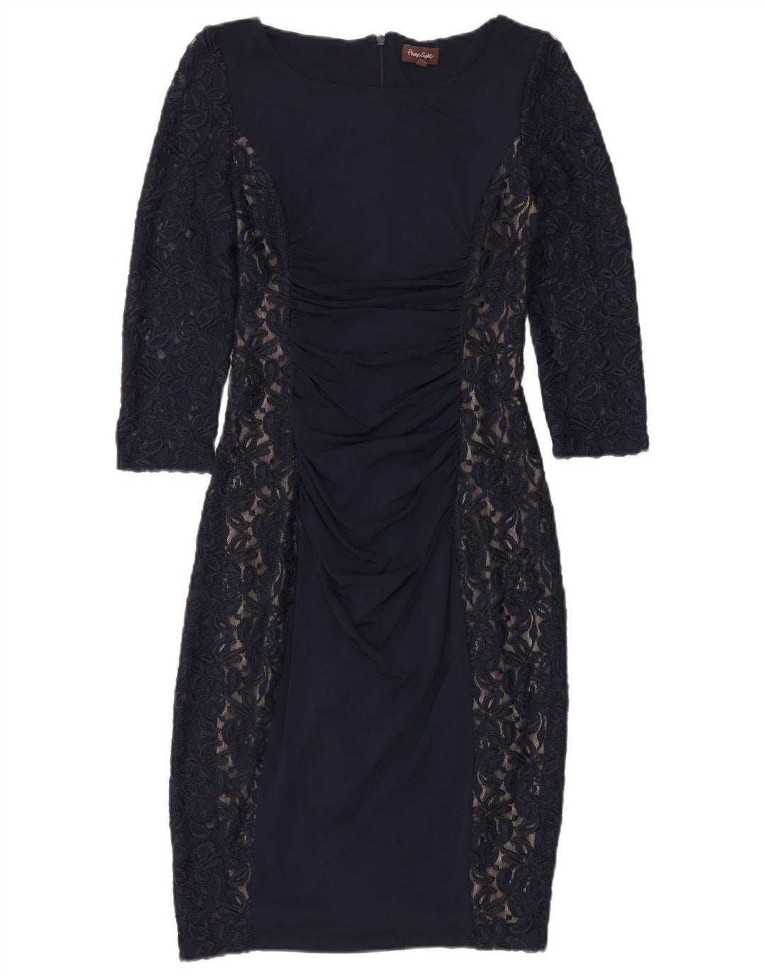 Phase Eight Womens 3/4-ærmet Bodycon Dress UK 12 Medium Navy Blue