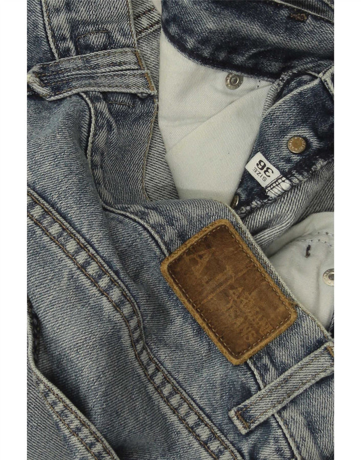 Armani Straight Jeans til mænd W36 L29 blå bomuld