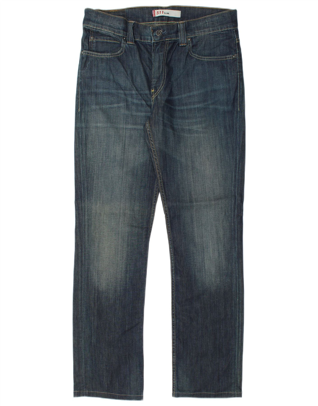 Levi's Herre 511 Slim Jeans W36 L32 Blå Bomuld
