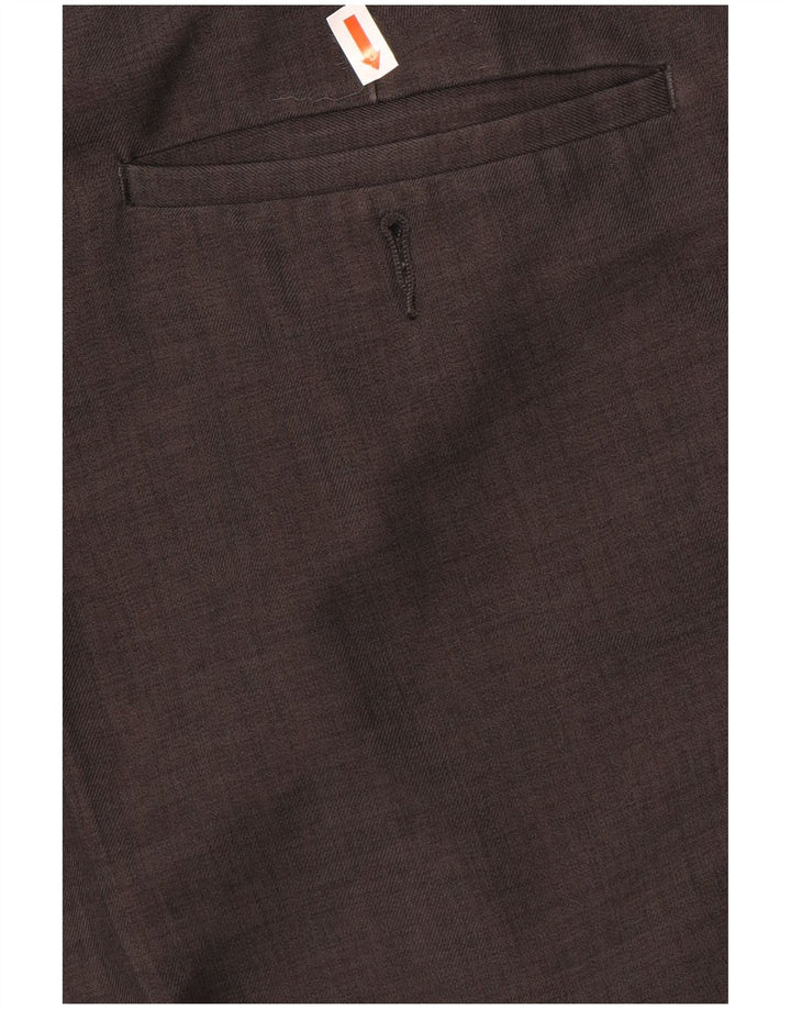 Marks & Spencer Herre Pegged Suit Bukser W44 L29 Grå Polyester