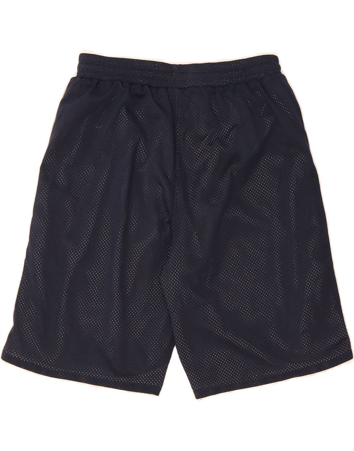 SPALDING Mens Reversible Sport Shorts Small  Navy Blue Vintage Spalding and Second-Hand Spalding from Messina Hembry 