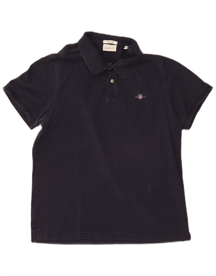 Gant Herre Regular Fit Polo Shirt Stor marineblå bomuld