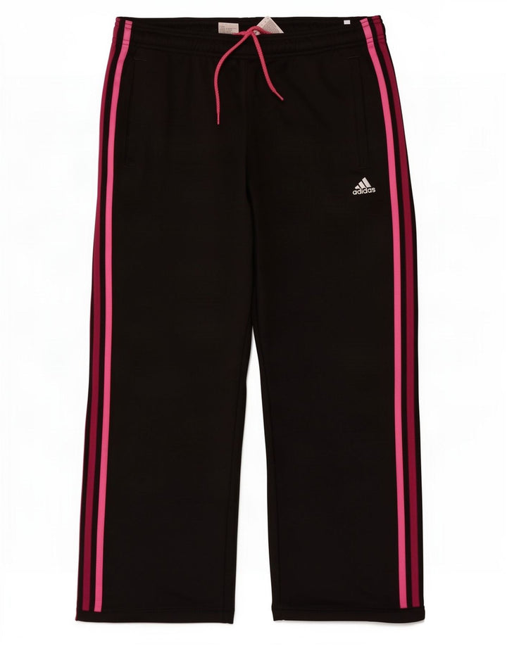 Adidas Træningsdragtsbukser til kvinder UK 12 Medium Sort Polyester