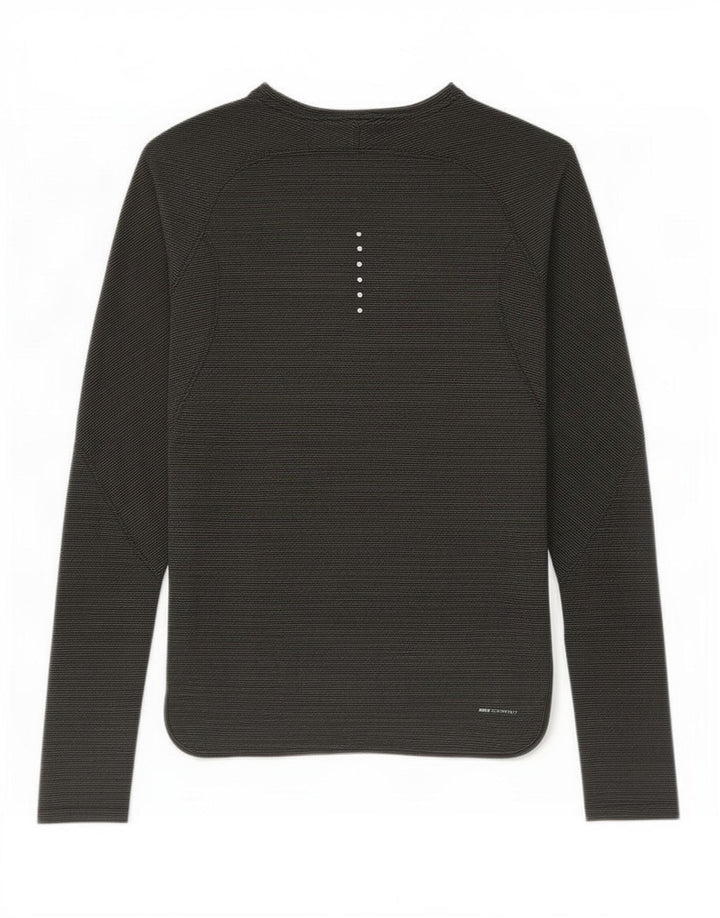 Nike Herre Top Langærmet Lille Khaki Stribet Polyester