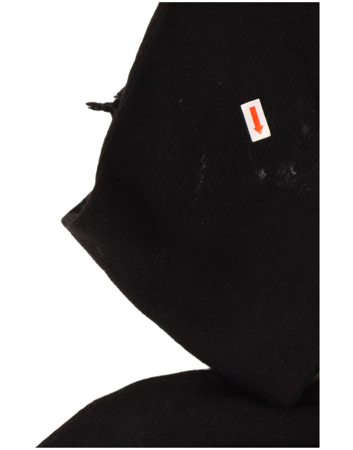 REPLAY Dame Roll Neck Jumper Sweater UK 14 Large Black Wool