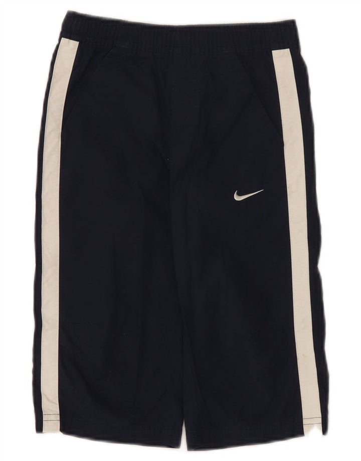 Nike drenge grafiske sportsshorts 5-6 år medium marineblå farveblok