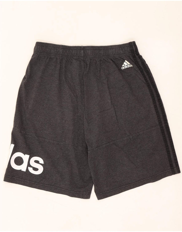 Adidas Herre grafiske sportsshorts store grå bomuld