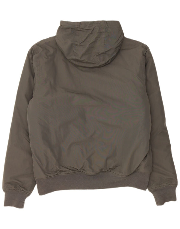 Dickies Herre Hooded Bomber Jacket UK 38 Medium Grey Polyamide