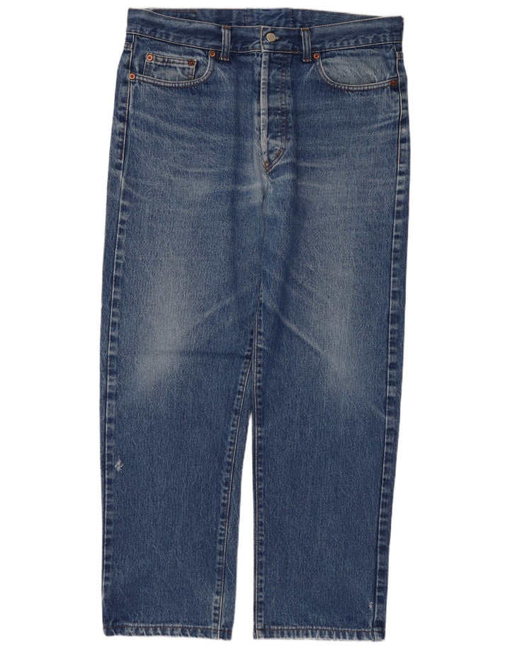 AMERICANINO Straight Jeans til mænd W34 L28 Blå