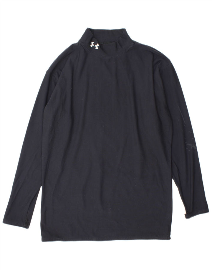 Under Armour Herre Top Langærmet Stor Marineblå Nylon