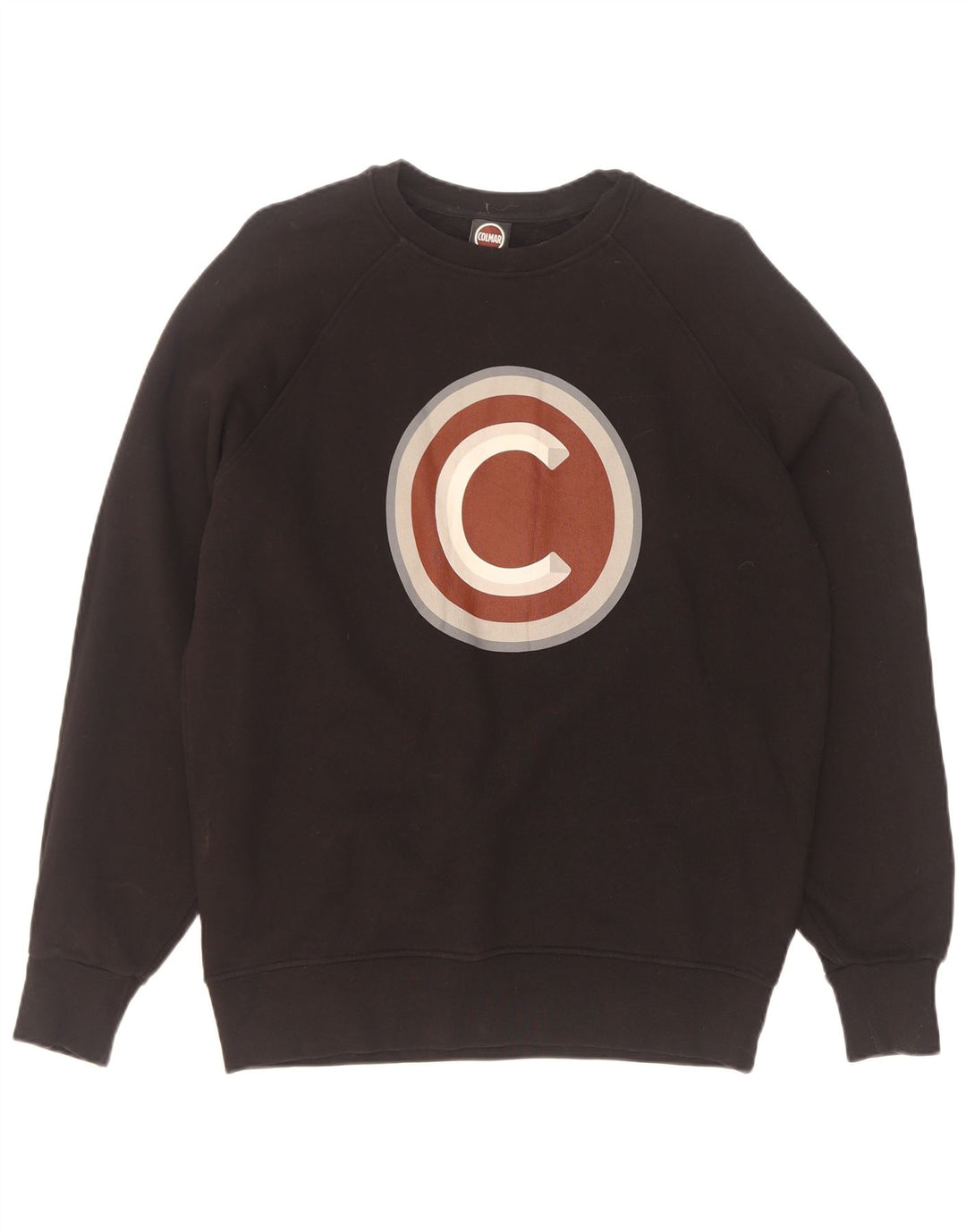 Colmar Herre Grafisk Sweatshirt Jumper Stor Sort Bomuld