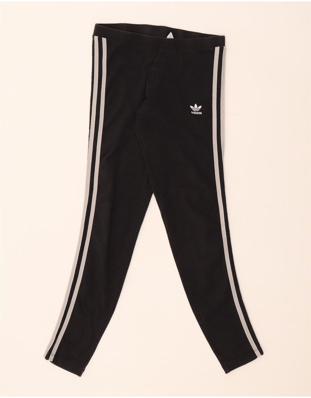 Adidas Dame Leggings UK 8 Small Black Bomuld