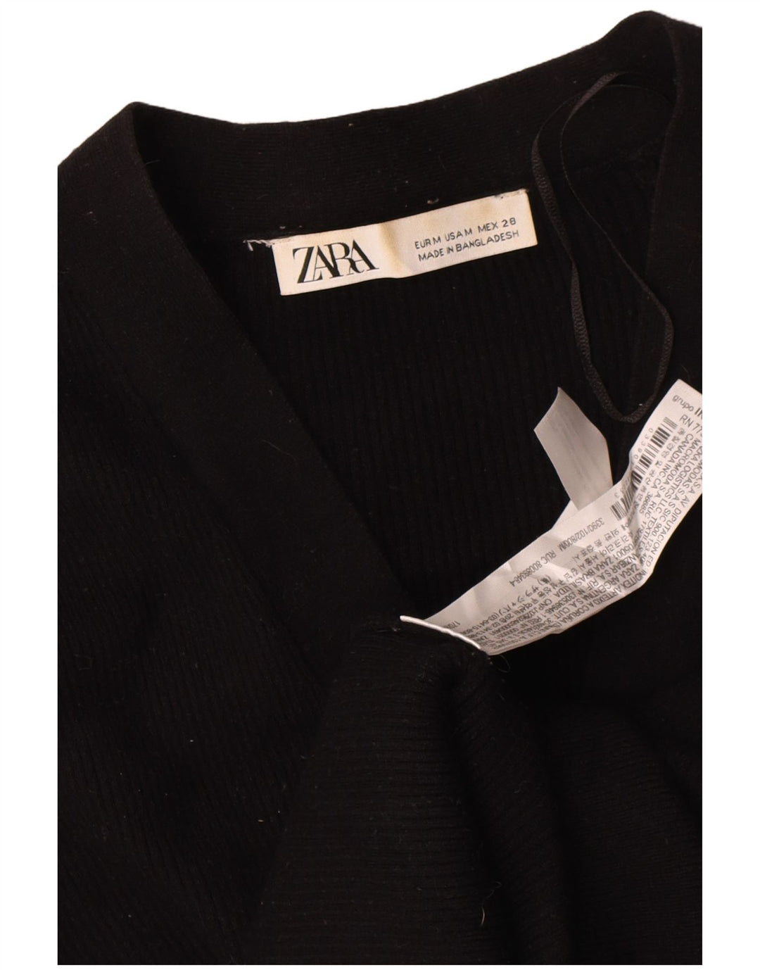 Zara Dame Cardigan Sweater UK 14 Medium Sort Viscose
