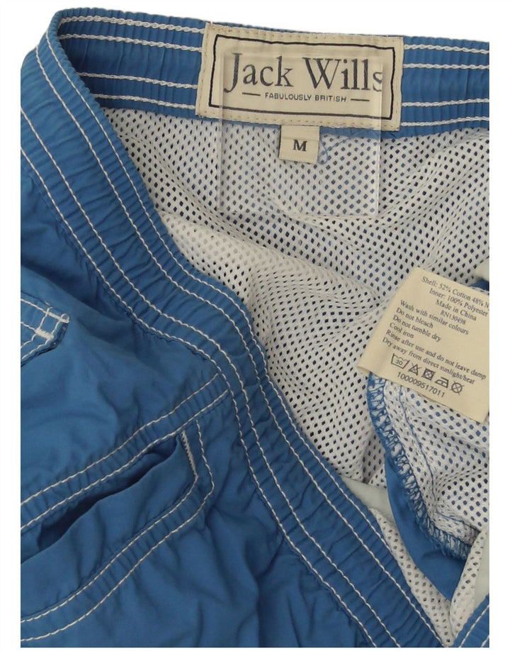 Jack Wills Badeshorts til mænd mellemblå bomuld