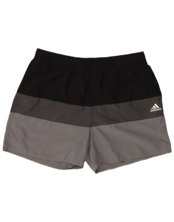 Adidas Sportsshorts til mænd Large Grå Colourblock Polyester