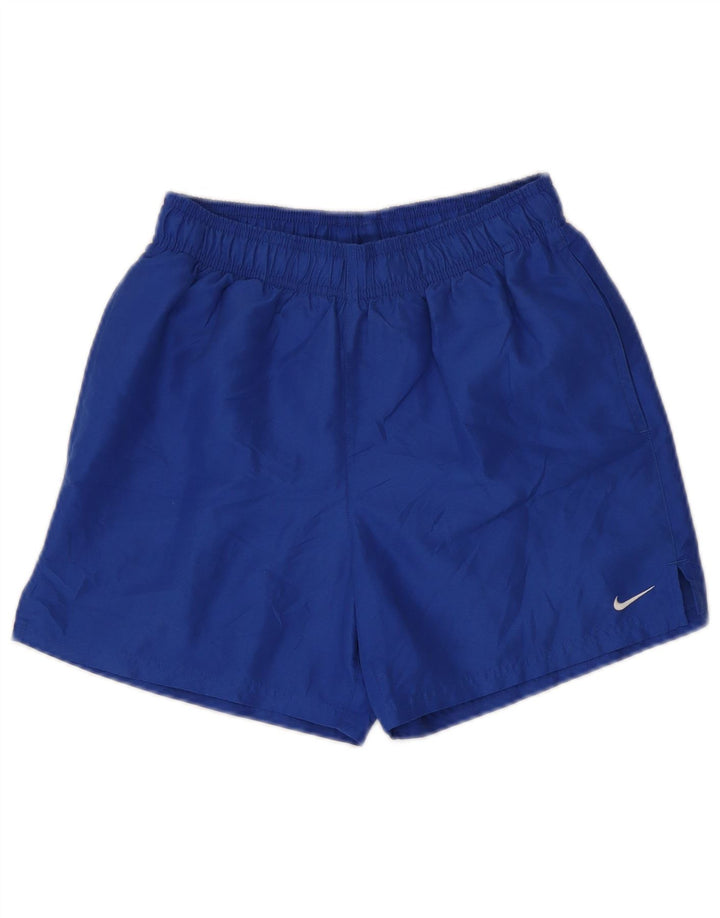 Nike sportsshorts til kvinder UK 8 Small Blue Polyester