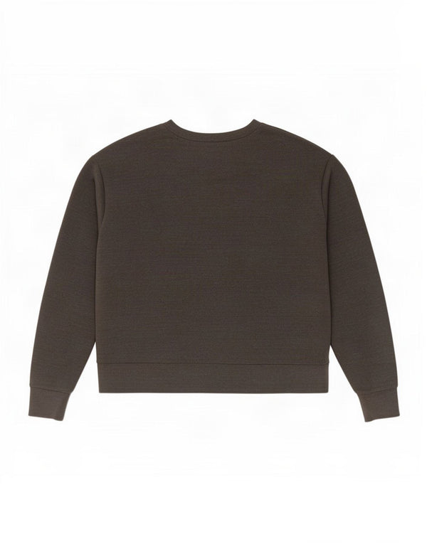 Cos Herre Sweatshirt Jumper Medium Grey Flecked Polyester