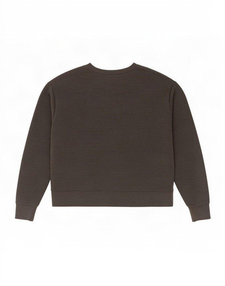 Cos Herre Sweatshirt Jumper Medium Grey Flecked Polyester