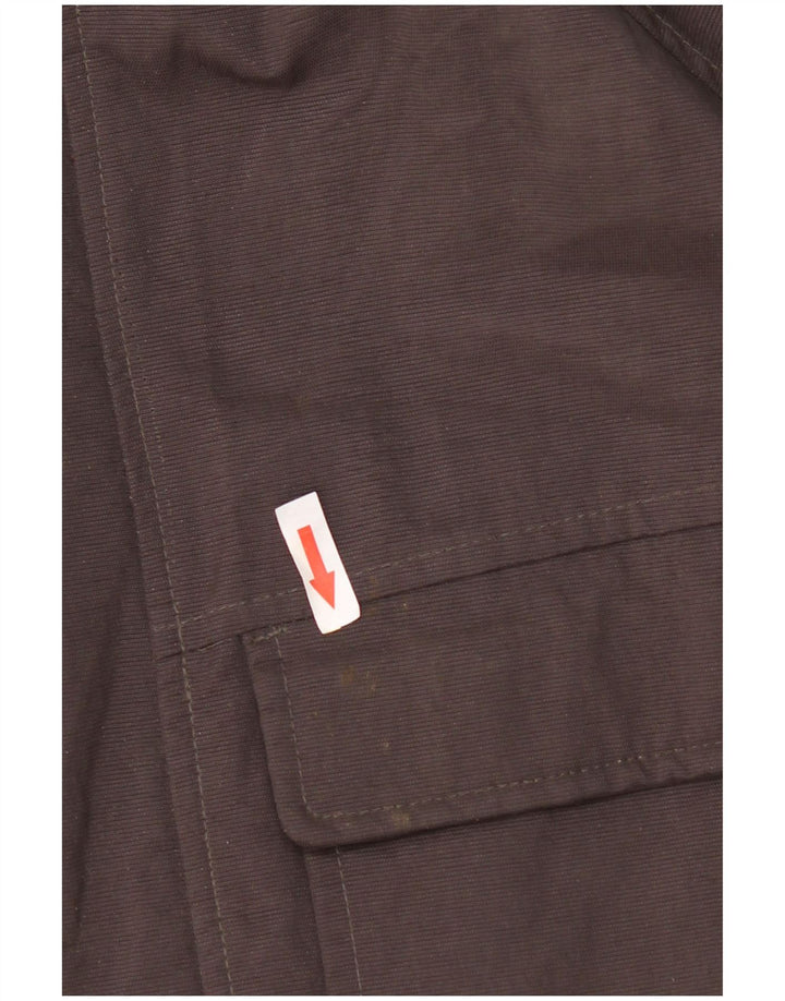 Trussardi Jeans Dame Parka Jakke IT 52 2XL Grå Polyamid