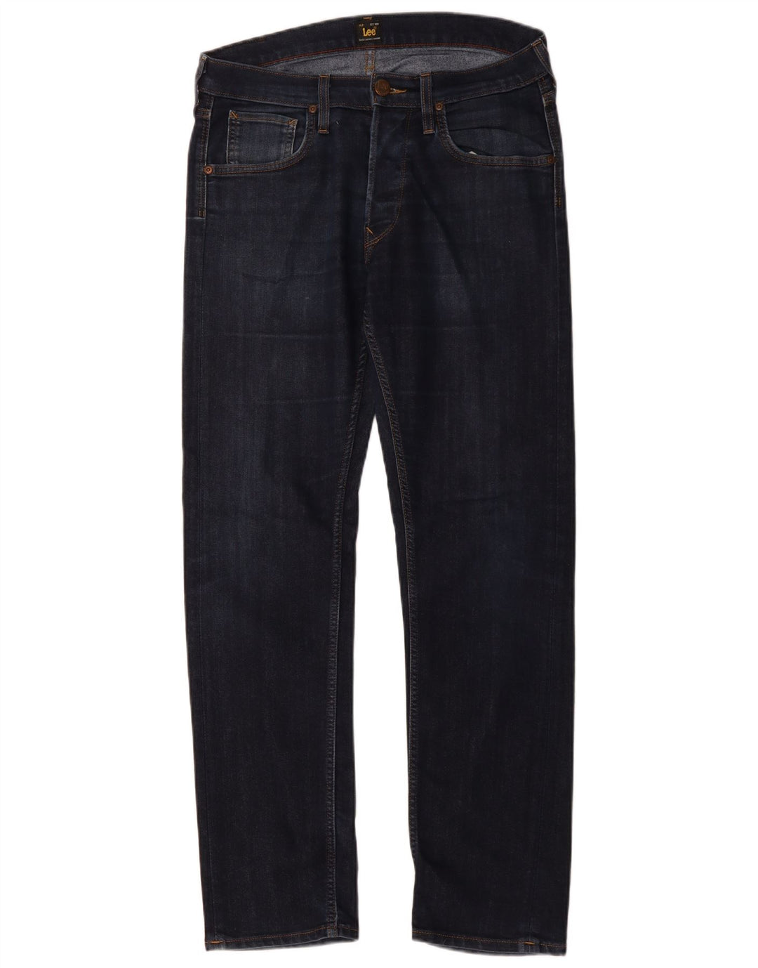 LEE Herre Daren Straight Jeans W32 L32 Marineblå Bomuld