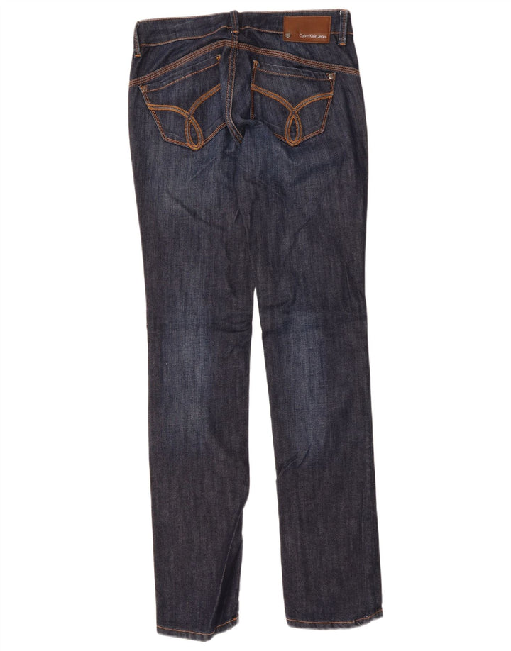 Calvin Klein Dame Slim Jeans W30 L33 Marineblå