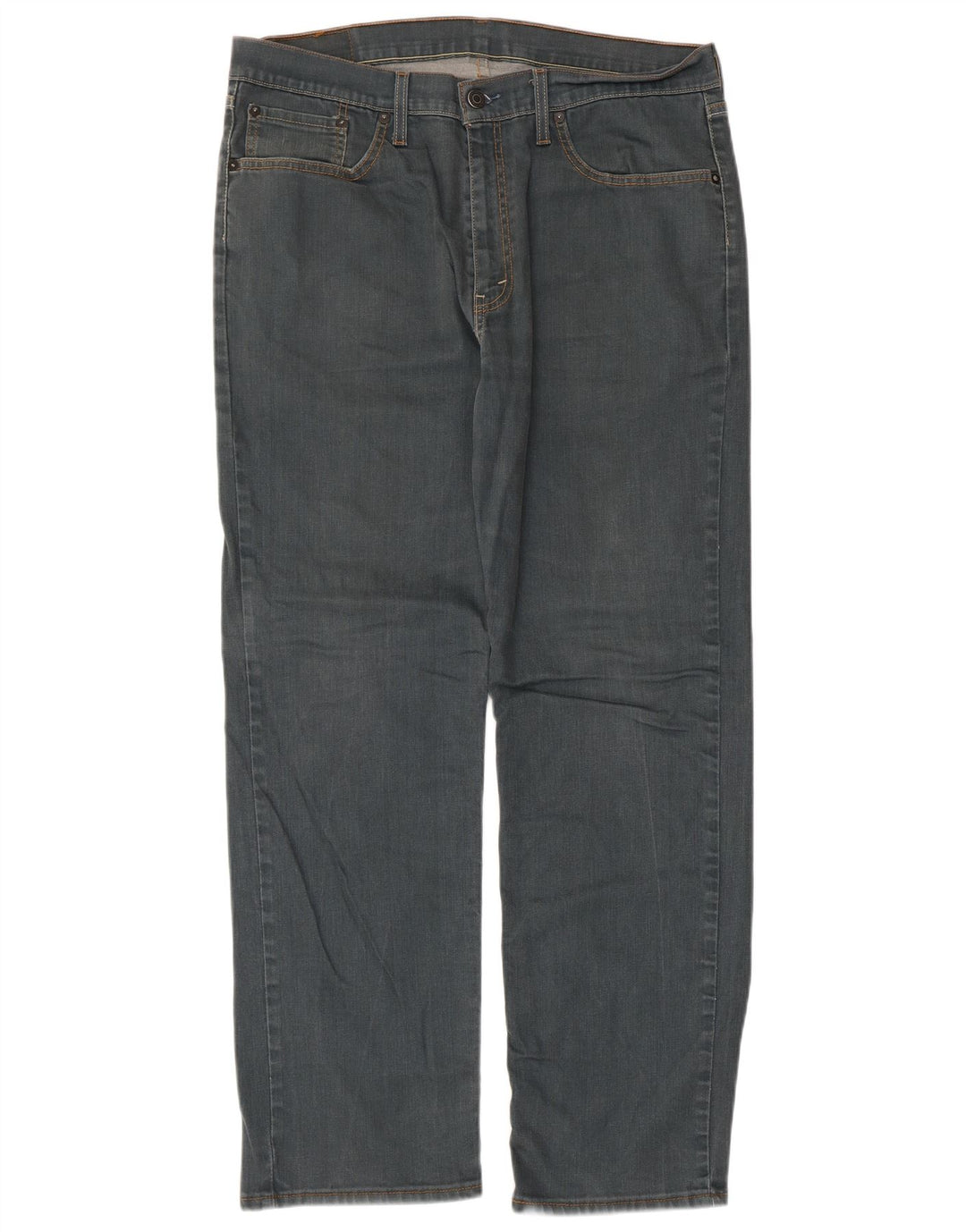 LEVI'S Herre 751 Straight Jeans W38 L30 Blå Bomuld