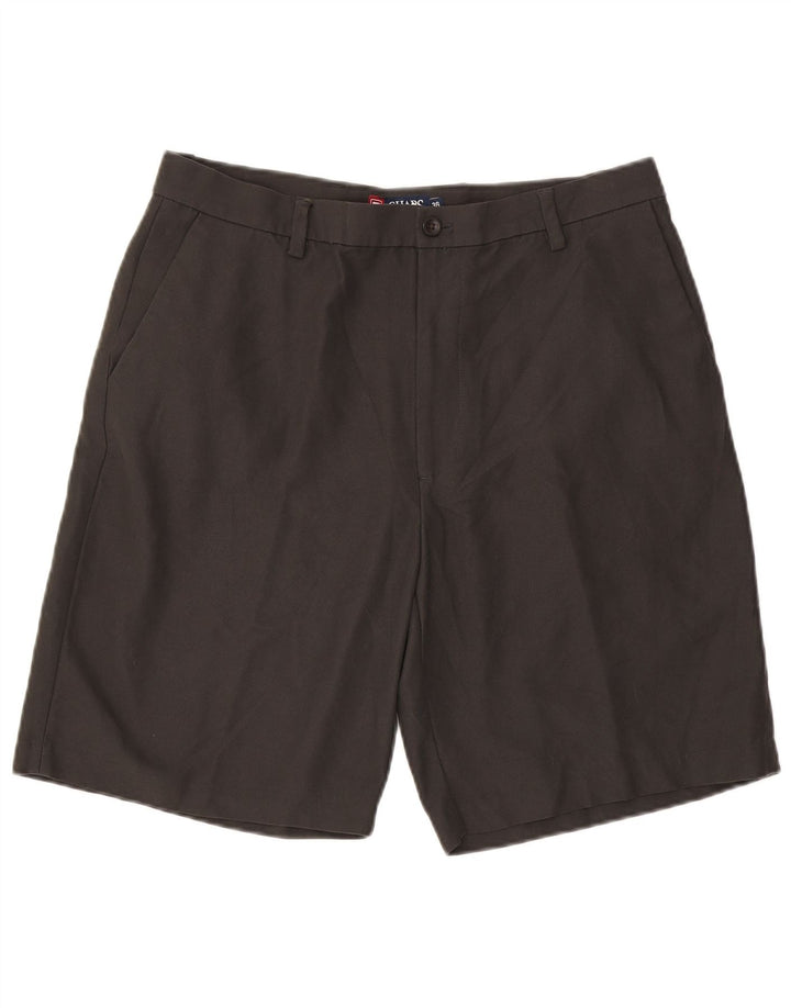 CHAPS Mens Chino Shorts W36 Large Black Polyester